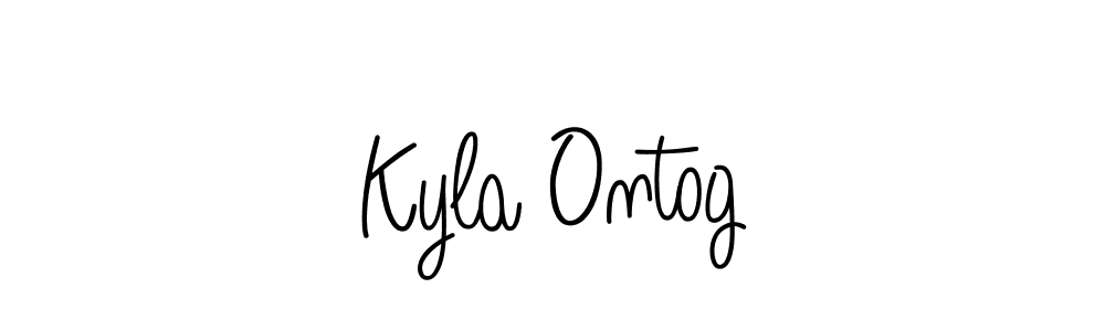 Here are the top 10 professional signature styles for the name Kyla Ontog. These are the best autograph styles you can use for your name. Kyla Ontog signature style 5 images and pictures png
