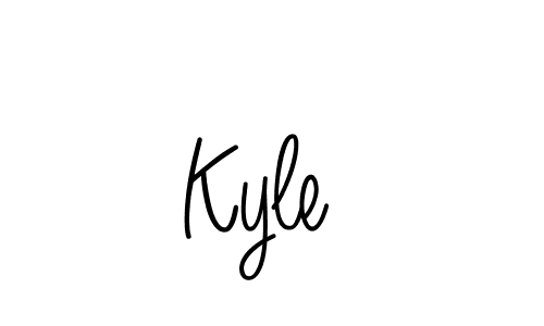 Once you've used our free online signature maker to create your best signature Angelique-Rose-font-FFP style, it's time to enjoy all of the benefits that Kyle  name signing documents. Kyle  signature style 5 images and pictures png