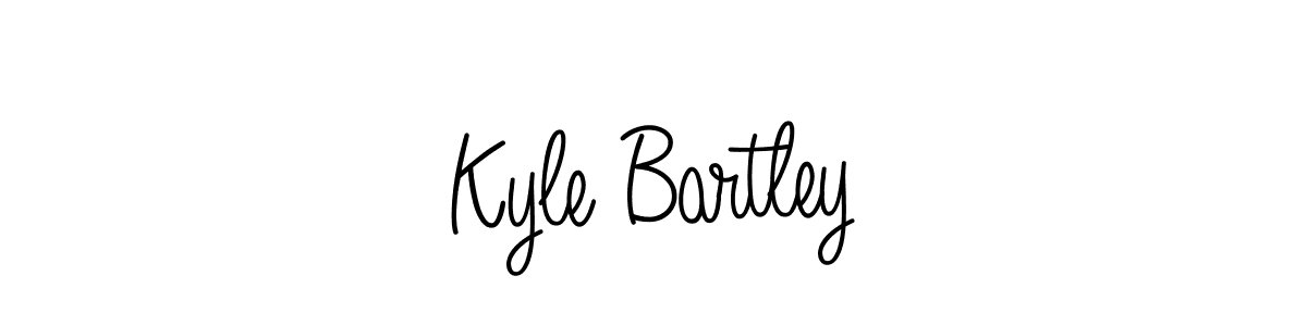 Kyle Bartley stylish signature style. Best Handwritten Sign (Angelique-Rose-font-FFP) for my name. Handwritten Signature Collection Ideas for my name Kyle Bartley. Kyle Bartley signature style 5 images and pictures png