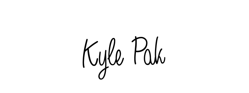 This is the best signature style for the Kyle Pak name. Also you like these signature font (Angelique-Rose-font-FFP). Mix name signature. Kyle Pak signature style 5 images and pictures png