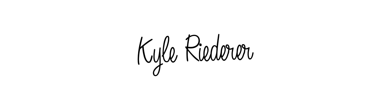 You can use this online signature creator to create a handwritten signature for the name Kyle Riederer. This is the best online autograph maker. Kyle Riederer signature style 5 images and pictures png