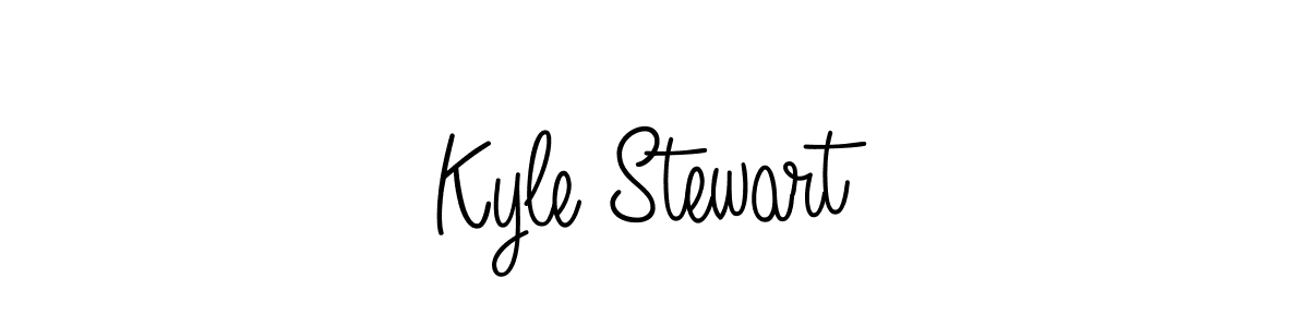 How to Draw Kyle Stewart signature style? Angelique-Rose-font-FFP is a latest design signature styles for name Kyle Stewart. Kyle Stewart signature style 5 images and pictures png