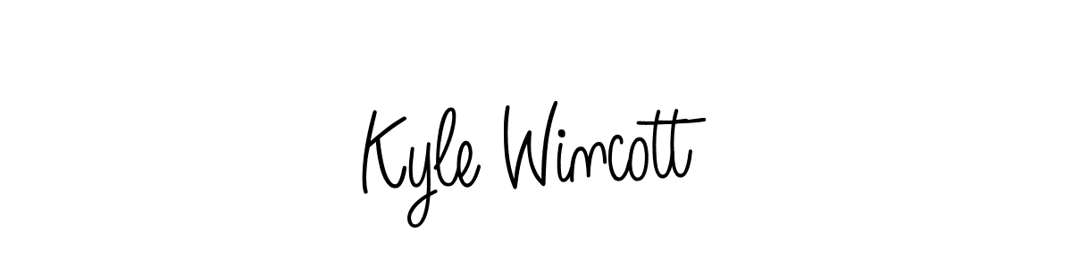 if you are searching for the best signature style for your name Kyle Wincott. so please give up your signature search. here we have designed multiple signature styles  using Angelique-Rose-font-FFP. Kyle Wincott signature style 5 images and pictures png