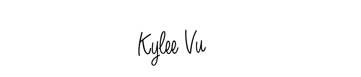 Design your own signature with our free online signature maker. With this signature software, you can create a handwritten (Angelique-Rose-font-FFP) signature for name Kylee Vu❤️. Kylee Vu❤️ signature style 5 images and pictures png