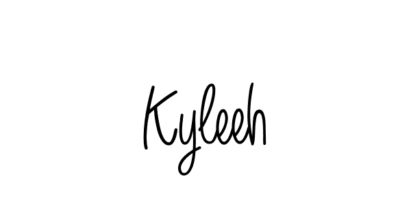 Once you've used our free online signature maker to create your best signature Angelique-Rose-font-FFP style, it's time to enjoy all of the benefits that Kyleeh name signing documents. Kyleeh signature style 5 images and pictures png