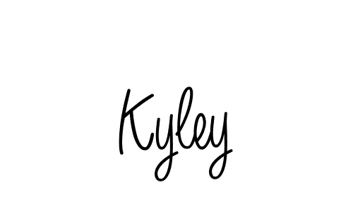 Create a beautiful signature design for name Kyley. With this signature (Angelique-Rose-font-FFP) fonts, you can make a handwritten signature for free. Kyley signature style 5 images and pictures png