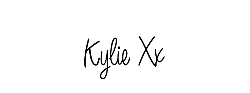 How to make Kylie Xx name signature. Use Angelique-Rose-font-FFP style for creating short signs online. This is the latest handwritten sign. Kylie Xx signature style 5 images and pictures png