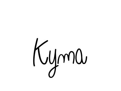 The best way (Angelique-Rose-font-FFP) to make a short signature is to pick only two or three words in your name. The name Kyma include a total of six letters. For converting this name. Kyma signature style 5 images and pictures png