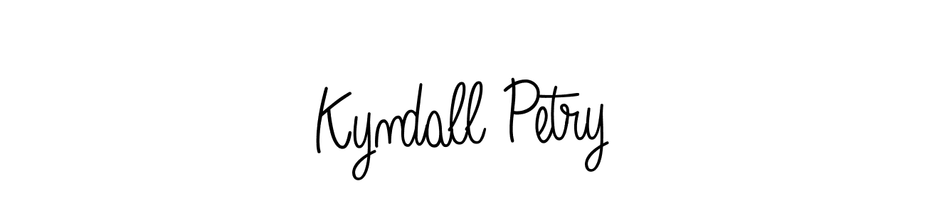 How to make Kyndall Petry name signature. Use Angelique-Rose-font-FFP style for creating short signs online. This is the latest handwritten sign. Kyndall Petry signature style 5 images and pictures png