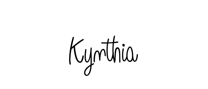 Make a beautiful signature design for name Kynthia. Use this online signature maker to create a handwritten signature for free. Kynthia signature style 5 images and pictures png