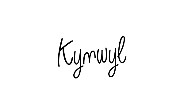 You should practise on your own different ways (Angelique-Rose-font-FFP) to write your name (Kynwyl) in signature. don't let someone else do it for you. Kynwyl signature style 5 images and pictures png