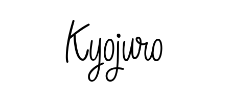 Create a personalized artistic stamp with Kyojuro in Angelique-Rose-font-FFP font. Perfect for visual artists, designers, and influencers. Kyojuro signature style 5 images and pictures png
