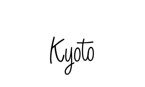 Design your own signature with our free online signature maker. With this signature software, you can create a handwritten (Angelique-Rose-font-FFP) signature for name Kyoto. Kyoto signature style 5 images and pictures png