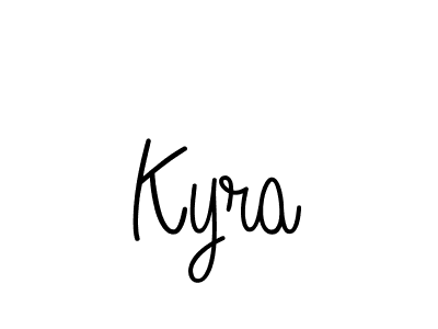 Make a beautiful signature design for name Kyra. Use this online signature maker to create a handwritten signature for free. Kyra signature style 5 images and pictures png