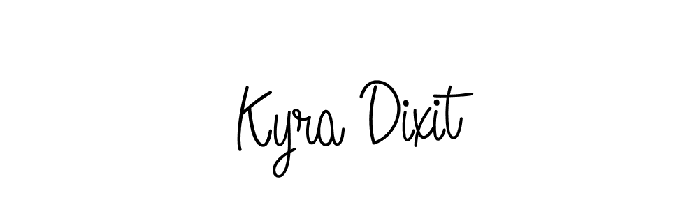How to make Kyra Dixit signature? Angelique-Rose-font-FFP is a professional autograph style. Create handwritten signature for Kyra Dixit name. Kyra Dixit signature style 5 images and pictures png