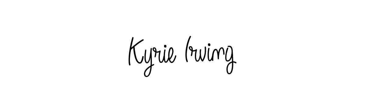 How to Draw Kyrie Irving signature style? Angelique-Rose-font-FFP is a latest design signature styles for name Kyrie Irving. Kyrie Irving signature style 5 images and pictures png