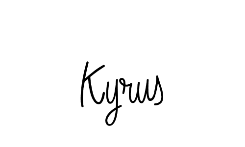 Best and Professional Signature Style for Kyrus. Angelique-Rose-font-FFP Best Signature Style Collection. Kyrus signature style 5 images and pictures png