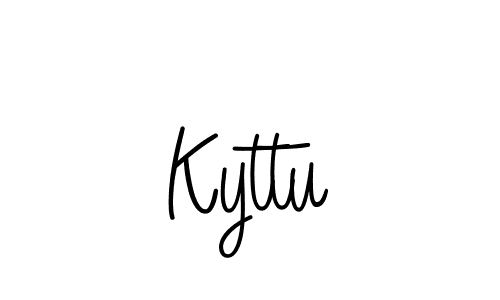 You should practise on your own different ways (Angelique-Rose-font-FFP) to write your name (Kyttu) in signature. don't let someone else do it for you. Kyttu signature style 5 images and pictures png