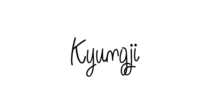 Create a beautiful signature design for name Kyungji. With this signature (Angelique-Rose-font-FFP) fonts, you can make a handwritten signature for free. Kyungji signature style 5 images and pictures png