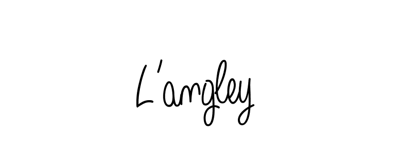 Best and Professional Signature Style for L'angley. Angelique-Rose-font-FFP Best Signature Style Collection. L'angley signature style 5 images and pictures png