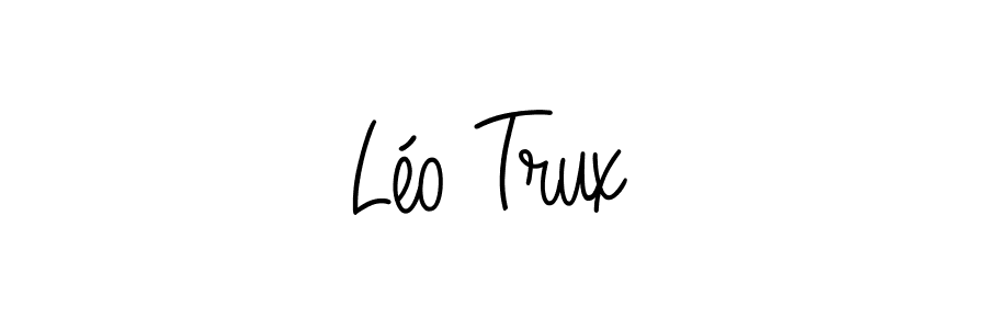 Make a short Léo Trux signature style. Manage your documents anywhere anytime using Angelique-Rose-font-FFP. Create and add eSignatures, submit forms, share and send files easily. Léo Trux signature style 5 images and pictures png