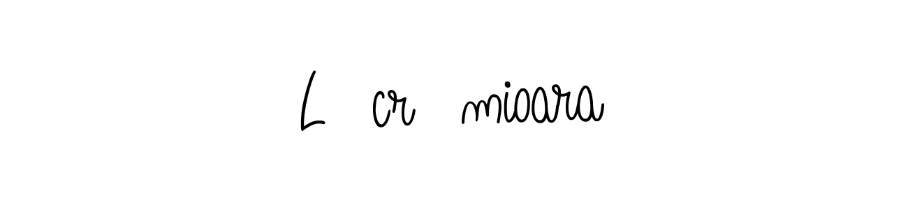 Make a beautiful signature design for name Lăcrămioara. Use this online signature maker to create a handwritten signature for free. Lăcrămioara signature style 5 images and pictures png