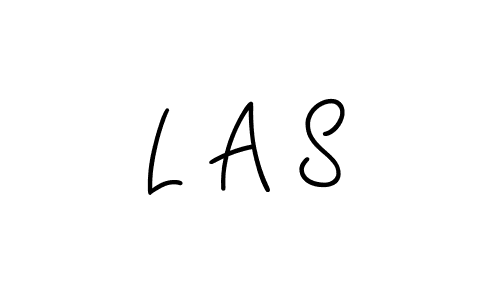 You should practise on your own different ways (Angelique-Rose-font-FFP) to write your name (L A S) in signature. don't let someone else do it for you. L A S signature style 5 images and pictures png
