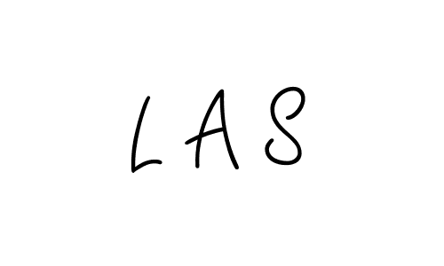 You should practise on your own different ways (Angelique-Rose-font-FFP) to write your name (L A S) in signature. don't let someone else do it for you. L A S signature style 5 images and pictures png