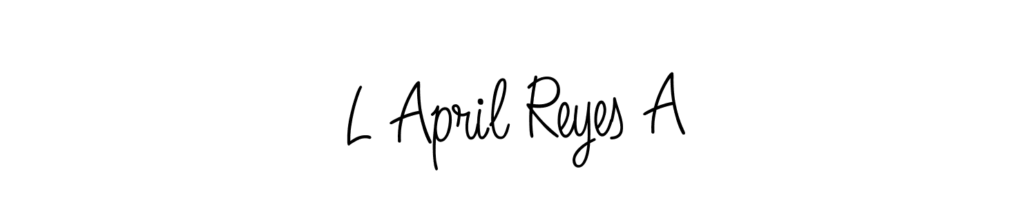 Best and Professional Signature Style for L April Reyes A. Angelique-Rose-font-FFP Best Signature Style Collection. L April Reyes A signature style 5 images and pictures png