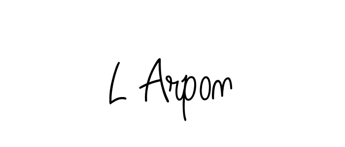 Here are the top 10 professional signature styles for the name L Arpon. These are the best autograph styles you can use for your name. L Arpon signature style 5 images and pictures png