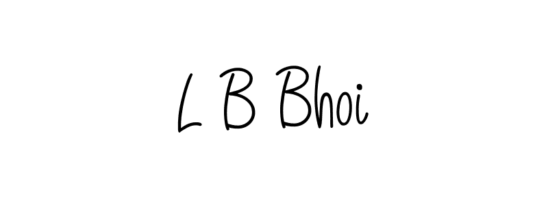 Once you've used our free online signature maker to create your best signature Angelique-Rose-font-FFP style, it's time to enjoy all of the benefits that L B Bhoi name signing documents. L B Bhoi signature style 5 images and pictures png