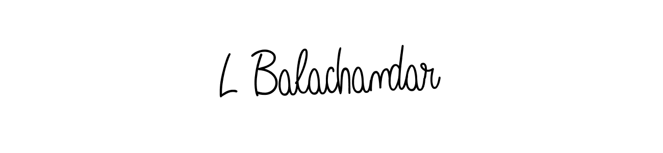 Also we have L Balachandar name is the best signature style. Create professional handwritten signature collection using Angelique-Rose-font-FFP autograph style. L Balachandar signature style 5 images and pictures png