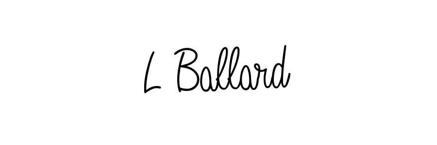 Best and Professional Signature Style for L Ballard. Angelique-Rose-font-FFP Best Signature Style Collection. L Ballard signature style 5 images and pictures png