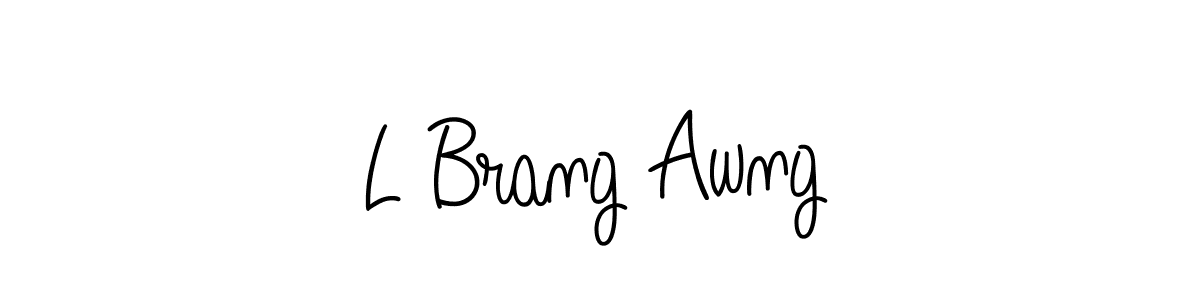 Also we have L Brang Awng name is the best signature style. Create professional handwritten signature collection using Angelique-Rose-font-FFP autograph style. L Brang Awng signature style 5 images and pictures png