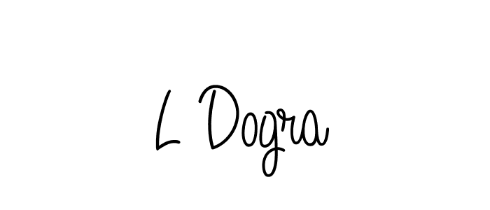 if you are searching for the best signature style for your name L Dogra. so please give up your signature search. here we have designed multiple signature styles  using Angelique-Rose-font-FFP. L Dogra signature style 5 images and pictures png