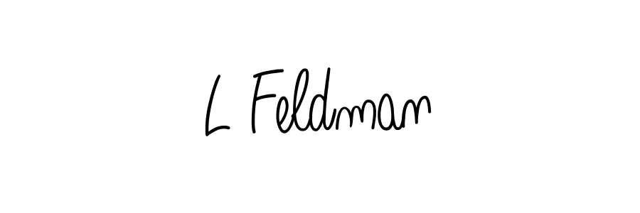 Once you've used our free online signature maker to create your best signature Angelique-Rose-font-FFP style, it's time to enjoy all of the benefits that L Feldman name signing documents. L Feldman signature style 5 images and pictures png