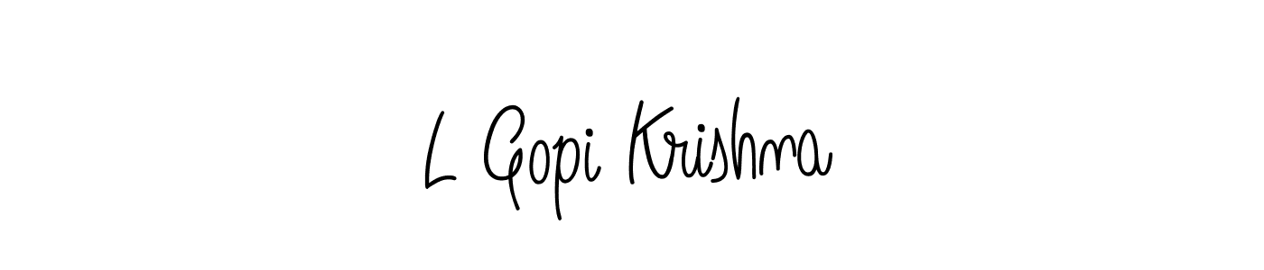 Also You can easily find your signature by using the search form. We will create L Gopi Krishna name handwritten signature images for you free of cost using Angelique-Rose-font-FFP sign style. L Gopi Krishna signature style 5 images and pictures png