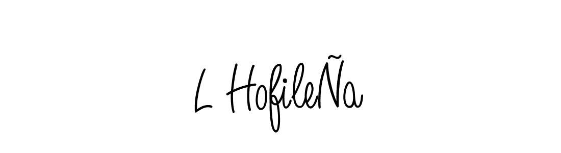 Similarly Angelique-Rose-font-FFP is the best handwritten signature design. Signature creator online .You can use it as an online autograph creator for name L HofileÑa. L HofileÑa signature style 5 images and pictures png