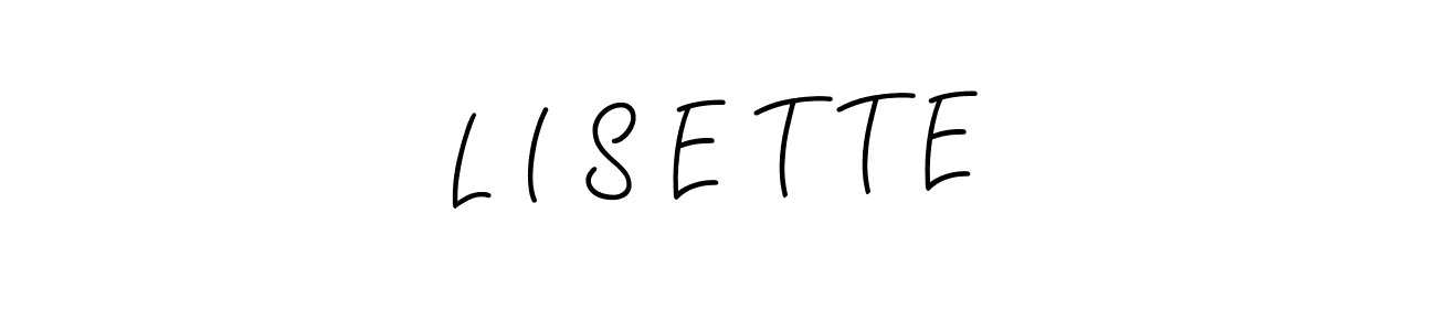 Design your own signature with our free online signature maker. With this signature software, you can create a handwritten (Angelique-Rose-font-FFP) signature for name L I S E T T E. L I S E T T E signature style 5 images and pictures png
