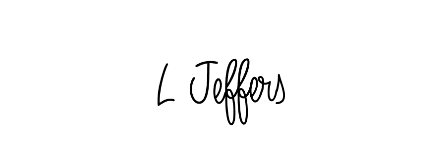 How to make L Jeffers signature? Angelique-Rose-font-FFP is a professional autograph style. Create handwritten signature for L Jeffers name. L Jeffers signature style 5 images and pictures png