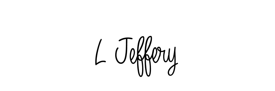 if you are searching for the best signature style for your name L Jeffery. so please give up your signature search. here we have designed multiple signature styles  using Angelique-Rose-font-FFP. L Jeffery signature style 5 images and pictures png