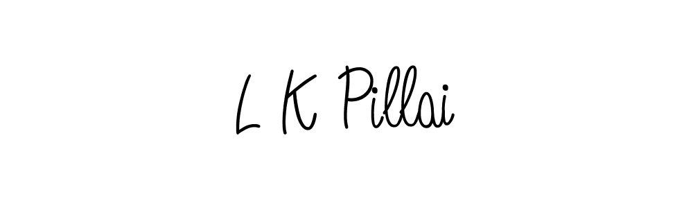 Similarly Angelique-Rose-font-FFP is the best handwritten signature design. Signature creator online .You can use it as an online autograph creator for name L K Pillai. L K Pillai signature style 5 images and pictures png
