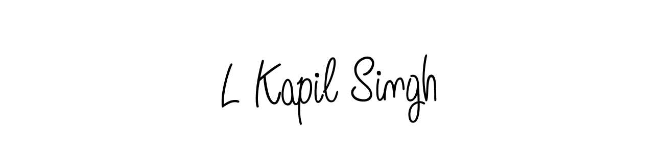 Also You can easily find your signature by using the search form. We will create L Kapil Singh name handwritten signature images for you free of cost using Angelique-Rose-font-FFP sign style. L Kapil Singh signature style 5 images and pictures png
