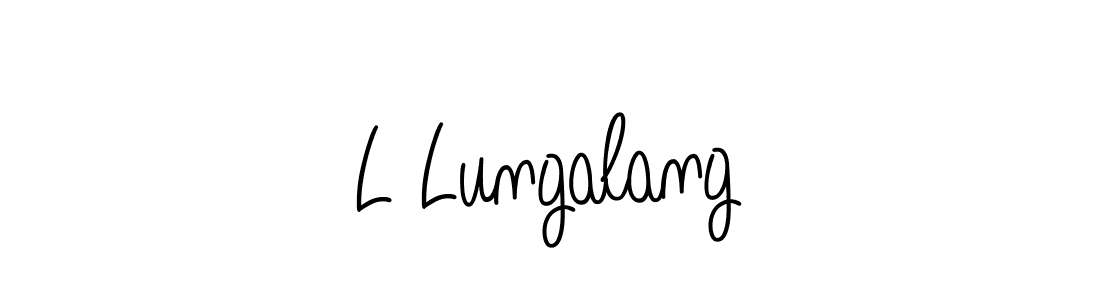 The best way (Angelique-Rose-font-FFP) to make a short signature is to pick only two or three words in your name. The name L Lungalang include a total of six letters. For converting this name. L Lungalang signature style 5 images and pictures png