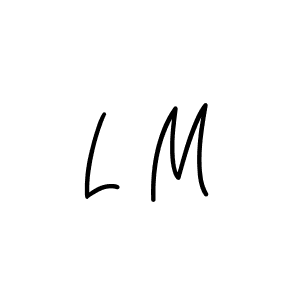 Make a beautiful signature design for name L M. Use this online signature maker to create a handwritten signature for free. L M signature style 5 images and pictures png