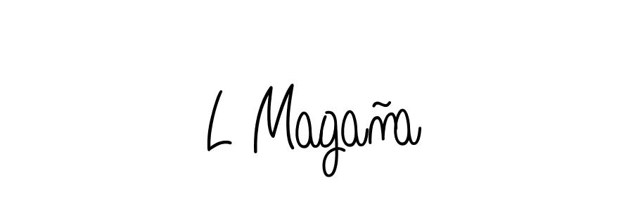 This is the best signature style for the L Magaña name. Also you like these signature font (Angelique-Rose-font-FFP). Mix name signature. L Magaña signature style 5 images and pictures png