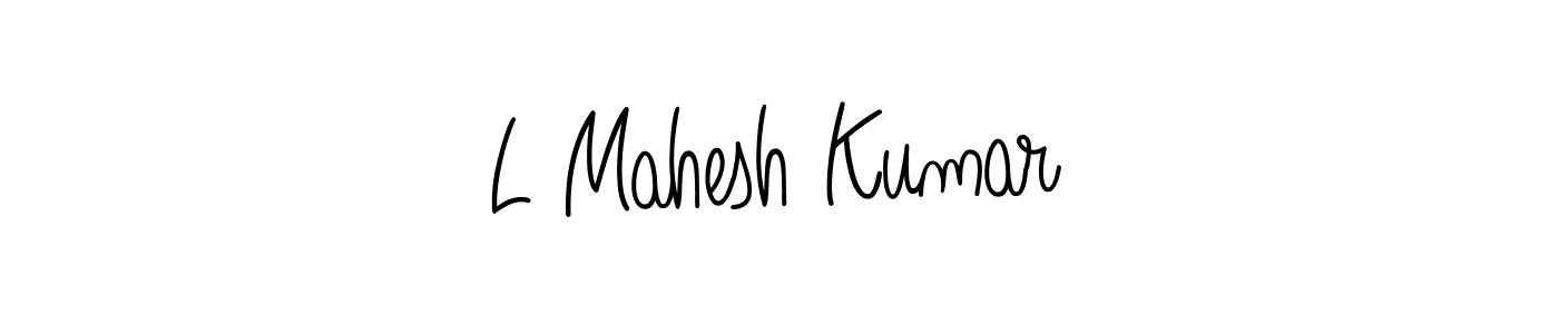 Check out images of Autograph of L Mahesh Kumar name. Actor L Mahesh Kumar Signature Style. Angelique-Rose-font-FFP is a professional sign style online. L Mahesh Kumar signature style 5 images and pictures png