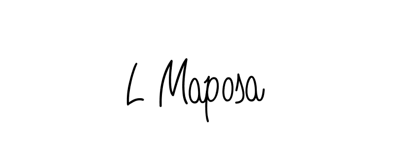 You can use this online signature creator to create a handwritten signature for the name L Maposa. This is the best online autograph maker. L Maposa signature style 5 images and pictures png