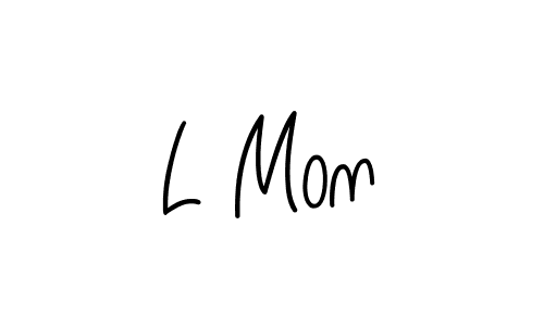 if you are searching for the best signature style for your name L Mon. so please give up your signature search. here we have designed multiple signature styles  using Angelique-Rose-font-FFP. L Mon signature style 5 images and pictures png