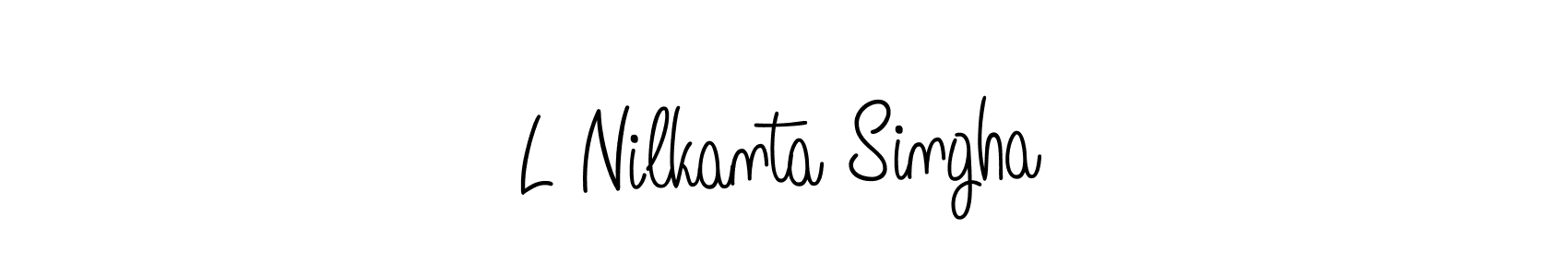 It looks lik you need a new signature style for name L Nilkanta Singha. Design unique handwritten (Angelique-Rose-font-FFP) signature with our free signature maker in just a few clicks. L Nilkanta Singha signature style 5 images and pictures png